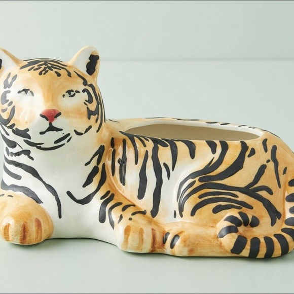 Anthropologie Accents New Anthropologie Leah Goren Tiger Vase